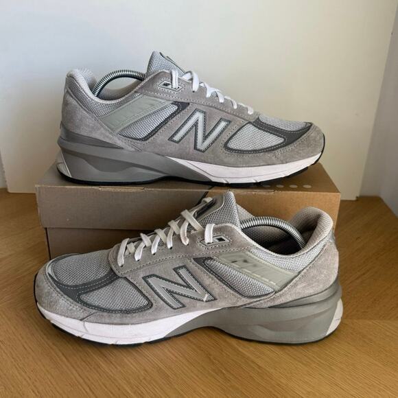 New Balance 990 V5 Grey/White Men Running Sneakers- SZ 11 D main image 10